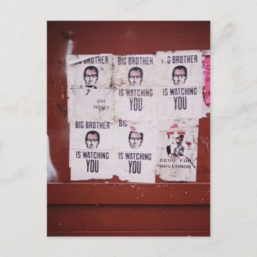 Carte Postale Big Brother (Devant)