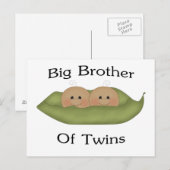 Carte Postale Big Brother Des Jumeaux (Devant / Derrière)
