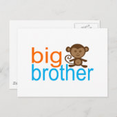 Carte Postale Big Brother Monkey (Devant / Derrière)