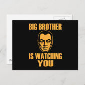 Carte postale Big Brother Portrait (Devant / Derrière)