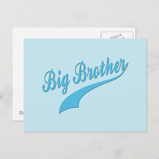 Carte Postale Big Brother sportif (Devant / Derrière)