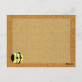Carte postale Big Bumble Bee (Dos)