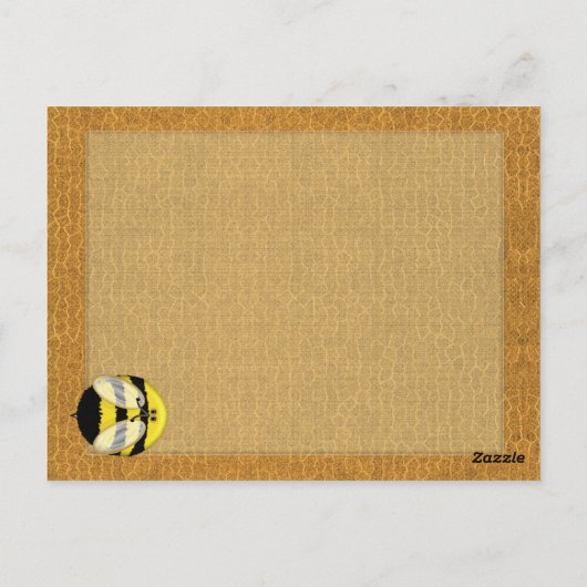Carte postale Big Bumble Bee (Dos)