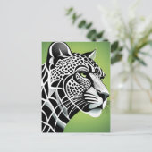 Carte Postale Big Cat Leopard Jaguar (Debout devant)