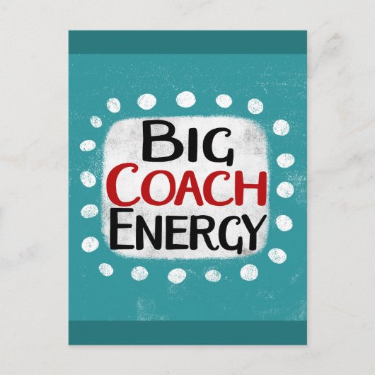 Carte postale Big Coach Energy (Devant)
