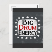 Carte postale Big Drum Energy (Devant / Derrière)