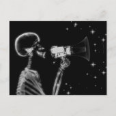 Carte Postale Big Faire-part X-Ray Skeleton - B&W (Devant)