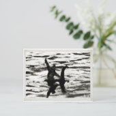 Carte Postale Big Foot and Bessie The lake monster sighting (Debout devant)