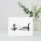 Carte Postale Big Foot et Nessie (Debout devant)