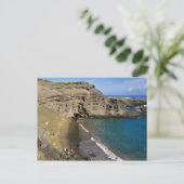 Carte Postale Big Island Hawaii Papakolea Green Sand Beach (Debout devant)