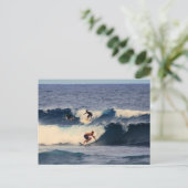 Carte postale Big Island Hawaii Surfers (Debout devant)