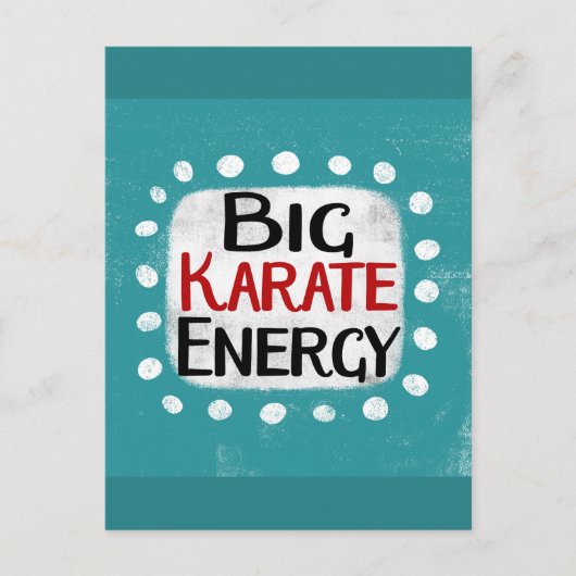 Carte postale Big Karate Energy (Devant)