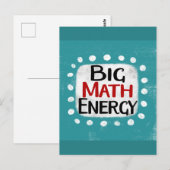 Carte postale Big Math Energy (Devant / Derrière)