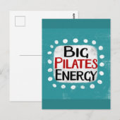 Carte postale Big Pilates Energy (Devant / Derrière)