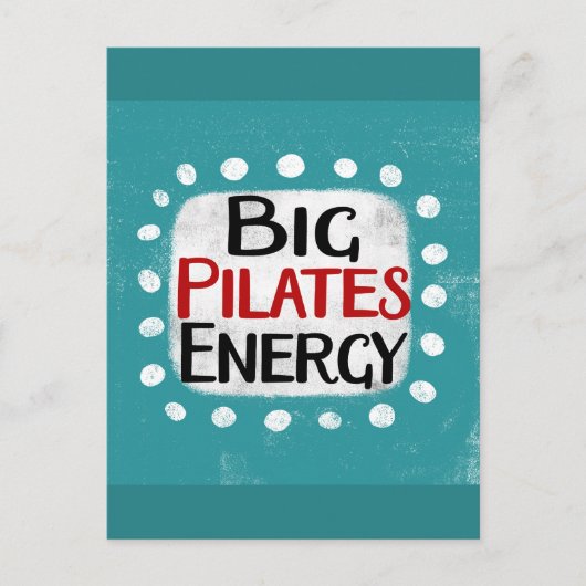 Carte postale Big Pilates Energy (Devant)