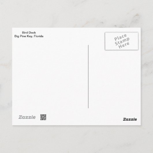 Carte Postale Big Pine (Dos)