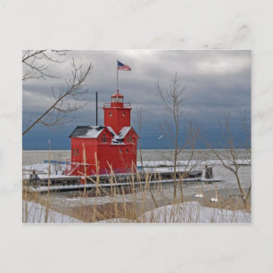 Carte Postale Big Red Lighthouse