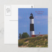 Carte postale Big Sable Point Lighthouse (Devant / Derrière)