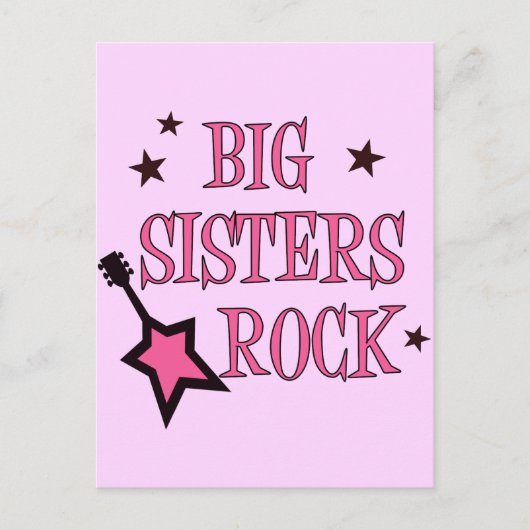 Carte Postale Big Sisters Rock (Devant)