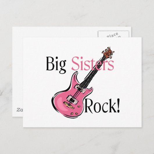 Carte Postale Big Sisters Rock (Devant / Derrière)