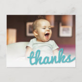 Carte Postale Big Sketch Merci Boy's Birthday Photo Merci (Devant)