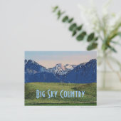 Carte postale Big Sky Country (Debout devant)