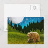 Carte postale Big Sky Grizzly (Devant / Derrière)