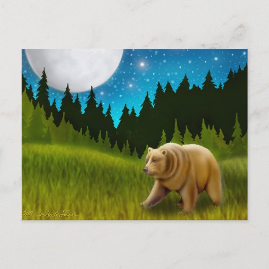 Carte postale Big Sky Grizzly (Devant)