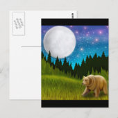 Carte postale Big Sky Grizzly (Devant / Derrière)