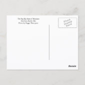 Carte Postale Big Sky Montana (Dos)