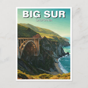 Carte Postale Big Sur California Bixby Bridge Travel