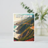 Carte Postale Big Sur California Central Coast Travel (Debout devant)