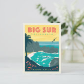 Carte Postale Big Sur Californie | McWay Falls (Debout devant)