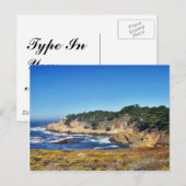 Carte Postale Big Sur Ocean Côtes 4 (Devant / Derrière)