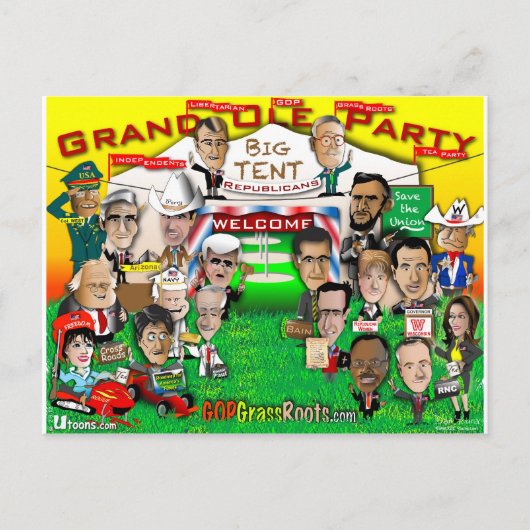 Carte Postale Big Tente GOP (Devant)