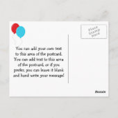 Carte postale Big Top Circus Merci (Dos)