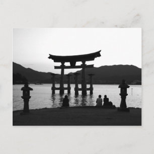 Carte Postale Big Torii au coucher du soleil