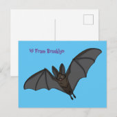 Carte Postale Big Vampire a demandé de la cartographie (Devant / Derrière)