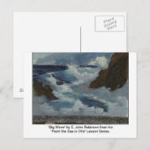 Carte postale "Big Wave" (Devant / Derrière)