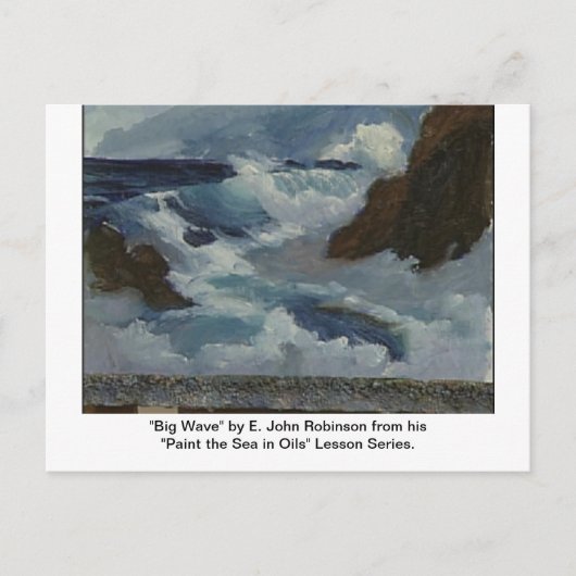 Carte postale "Big Wave" (Devant)