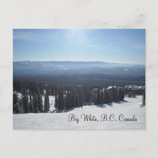 Carte Postale Big White, C.-B. Canada (Devant)