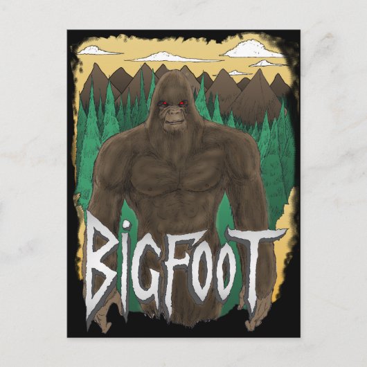 Carte Postale Bigfoot (Devant)