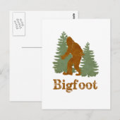 Carte Postale Bigfoot (Devant / Derrière)