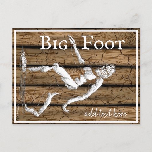 Carte postale Bigfoot (Devant)