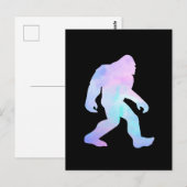 Carte Postale Bigfoot aquarelle (Devant / Derrière)