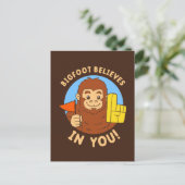 Carte Postale Bigfoot croit en vous (Debout devant)