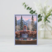 Carte Postale Bigfoot drôle (Debout devant)