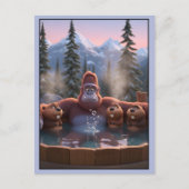 Carte Postale Bigfoot drôle (Devant)
