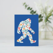 CARTE POSTALE BIGFOOT FLORAL (Debout devant)