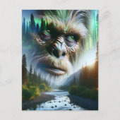 Carte Postale Bigfoot Je Dis Salut (Devant)